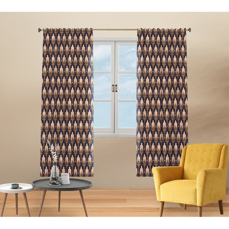 Frifoho Polyester Blackout Curtain Pair Wayfair